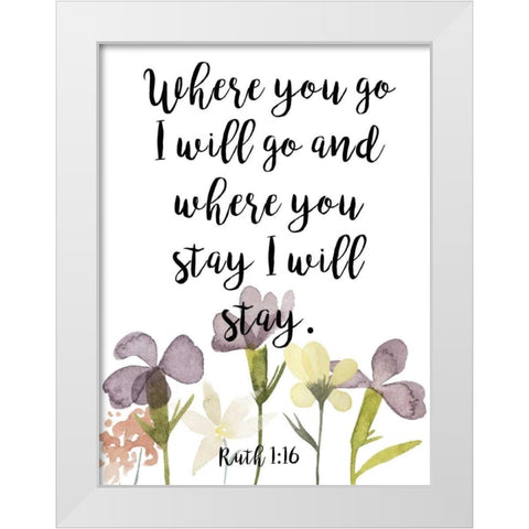 Divine Romance V White Modern Wood Framed Art Print by Studio W