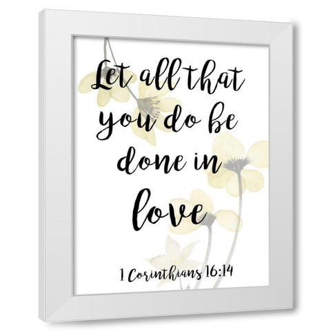 Divine Romance VI White Modern Wood Framed Art Print by Studio W