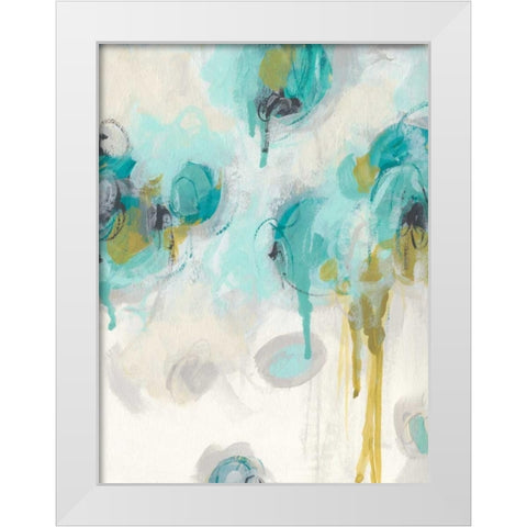 Sea Cloud II White Modern Wood Framed Art Print by Vess, June Erica