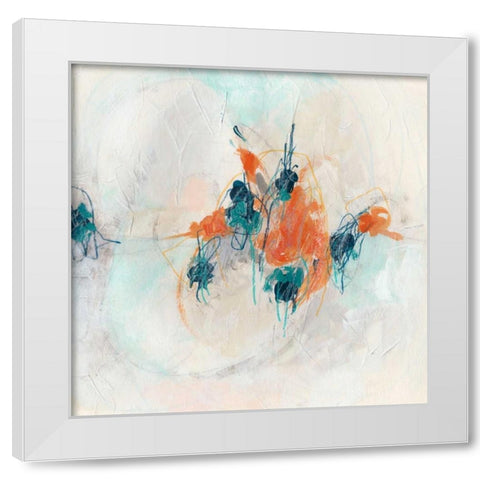 Transpire I White Modern Wood Framed Art Print by Vess, June Erica