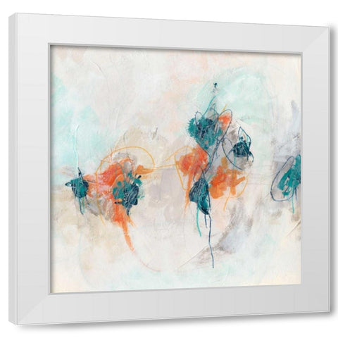 Transpire II White Modern Wood Framed Art Print by Vess, June Erica