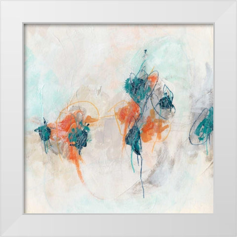 Transpire II White Modern Wood Framed Art Print by Vess, June Erica