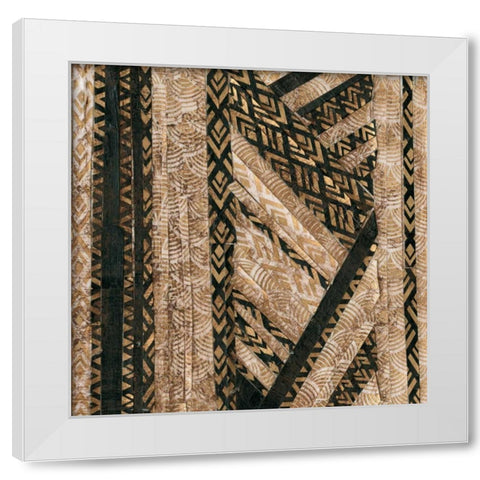 Ornamentale I White Modern Wood Framed Art Print by Fagalde, Jarman