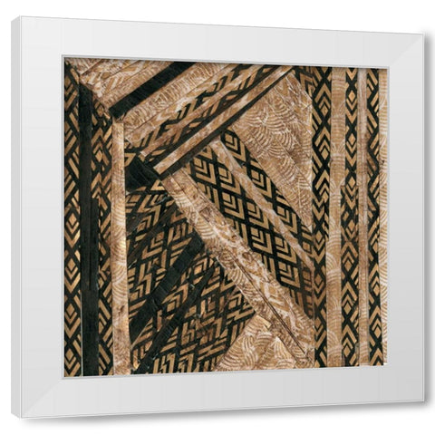Ornamentale II White Modern Wood Framed Art Print by Fagalde, Jarman