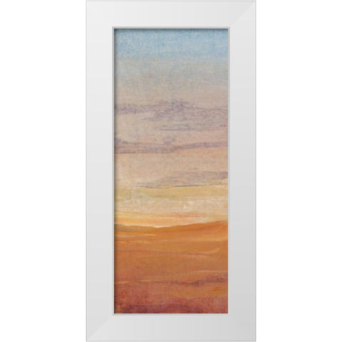 Desert View I White Modern Wood Framed Art Print by OToole, Tim