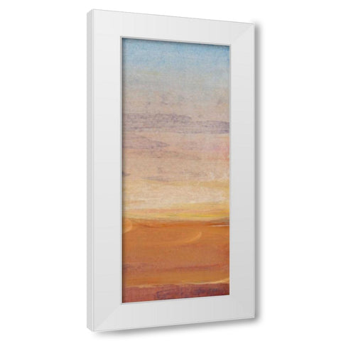 Desert View II White Modern Wood Framed Art Print by OToole, Tim