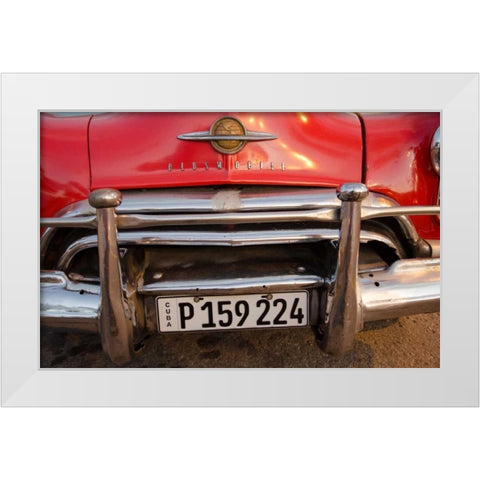 Colors of Cuba I White Modern Wood Framed Art Print by DeNardo, Laura