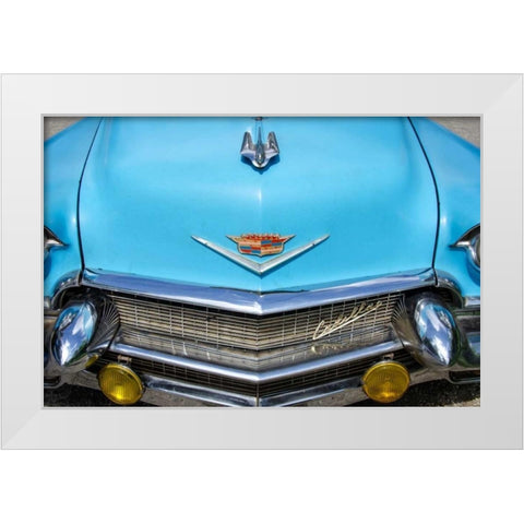 Colors of Cuba III White Modern Wood Framed Art Print by DeNardo, Laura