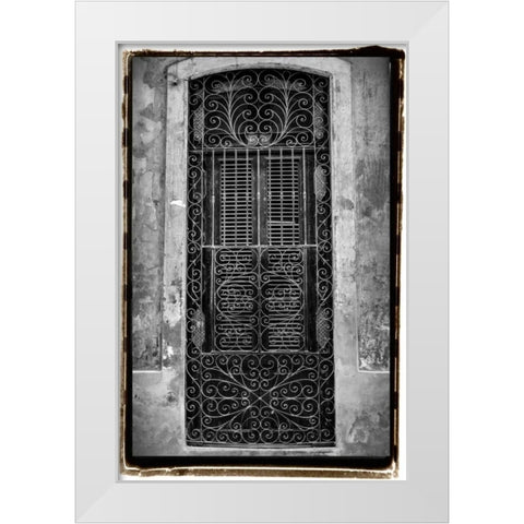 Past Elegance I White Modern Wood Framed Art Print by DeNardo, Laura
