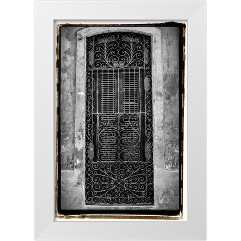 Past Elegance I White Modern Wood Framed Art Print by DeNardo, Laura