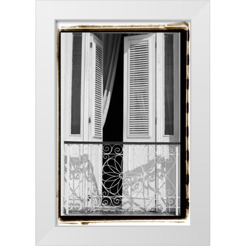 Past Elegance II White Modern Wood Framed Art Print by DeNardo, Laura