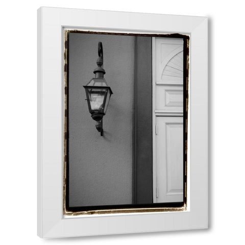 French Quarter Architecture II White Modern Wood Framed Art Print by DeNardo, Laura