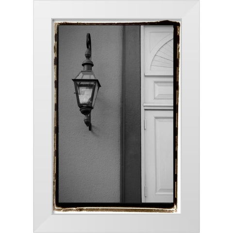 French Quarter Architecture II White Modern Wood Framed Art Print by DeNardo, Laura
