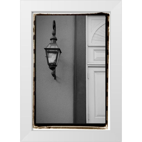 French Quarter Architecture II White Modern Wood Framed Art Print by DeNardo, Laura
