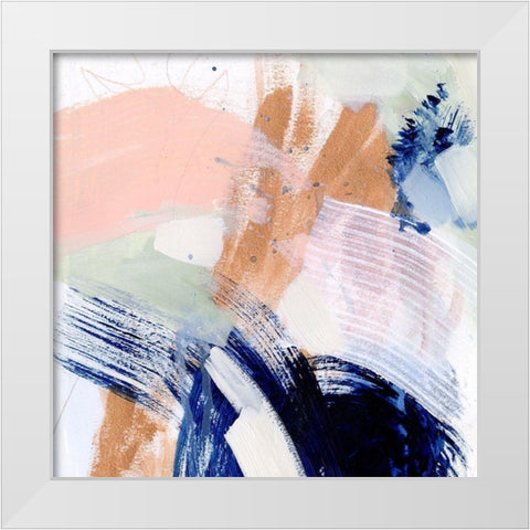 Lanikai I White Modern Wood Framed Art Print by Borges, Victoria