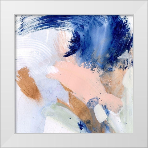 Lanikai II White Modern Wood Framed Art Print by Borges, Victoria