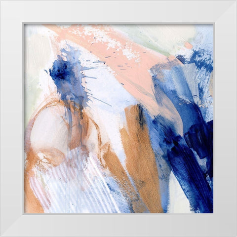 Lanikai IV White Modern Wood Framed Art Print by Borges, Victoria