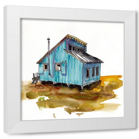 Rad Cabin VI White Modern Wood Framed Art Print by McCreery, Paul