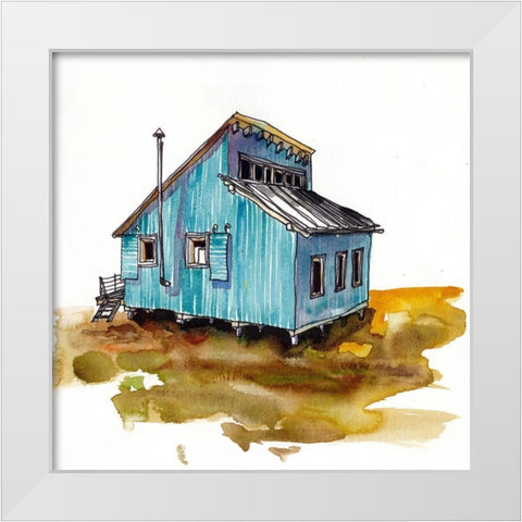 Rad Cabin VI White Modern Wood Framed Art Print by McCreery, Paul