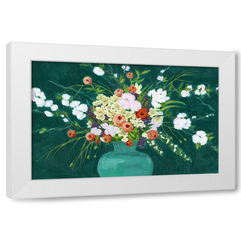 Bountiful Blossoms I White Modern Wood Framed Art Print by Popp, Grace