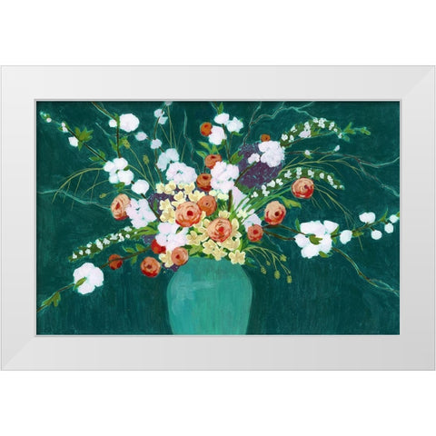 Bountiful Blossoms II White Modern Wood Framed Art Print by Popp, Grace