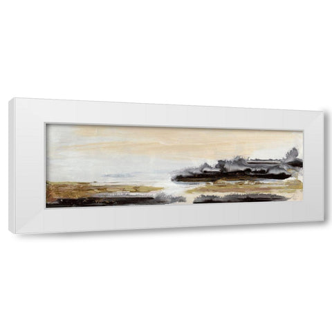 Silencio I White Modern Wood Framed Art Print by Bramma, Lila