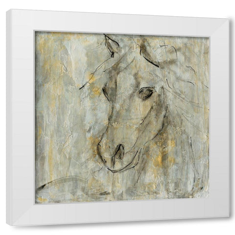 Being One With I White Modern Wood Framed Art Print by Bramma, Lila