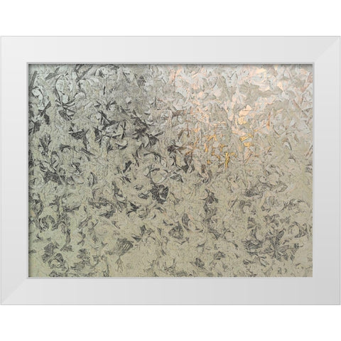 Frosty I White Modern Wood Framed Art Print by Bane, Eva