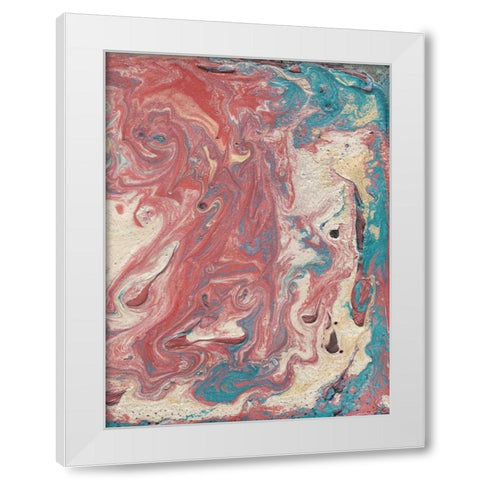 Marbled II White Modern Wood Framed Art Print by Ludwig, Alicia