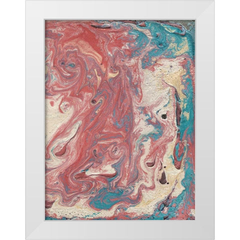 Marbled II White Modern Wood Framed Art Print by Ludwig, Alicia
