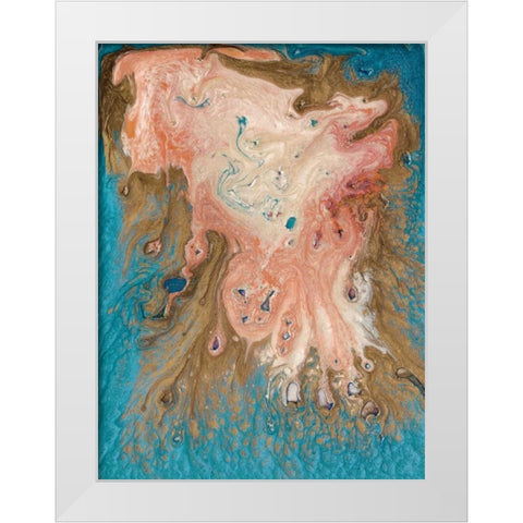Reef I White Modern Wood Framed Art Print by Ludwig, Alicia