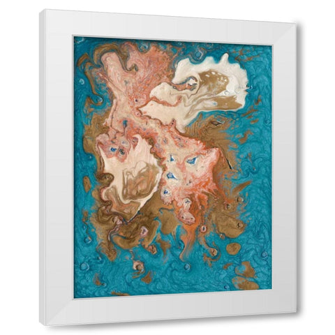 Reef II White Modern Wood Framed Art Print by Ludwig, Alicia
