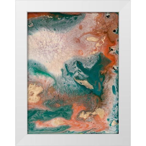 Coralline II White Modern Wood Framed Art Print by Ludwig, Alicia