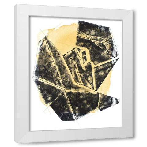 Paloma Abstract I White Modern Wood Framed Art Print by Delamater, Rob