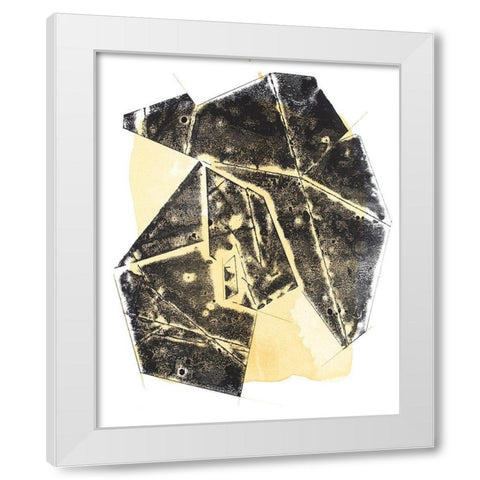 Paloma Abstract II White Modern Wood Framed Art Print by Delamater, Rob
