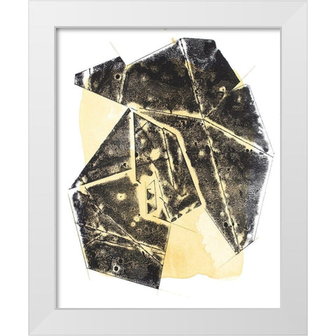 Paloma Abstract II White Modern Wood Framed Art Print by Delamater, Rob