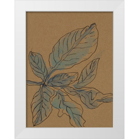 Little Plants of Big Sur XIII White Modern Wood Framed Art Print by Delamater, Rob