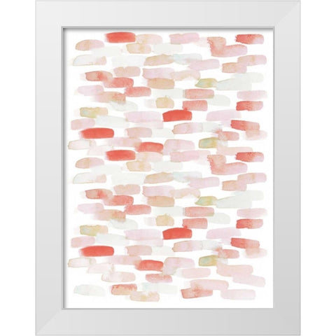Candy Pattern IV White Modern Wood Framed Art Print by Popp, Grace