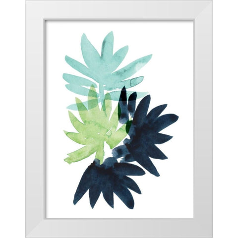 Untethered Palm II White Modern Wood Framed Art Print by Popp, Grace