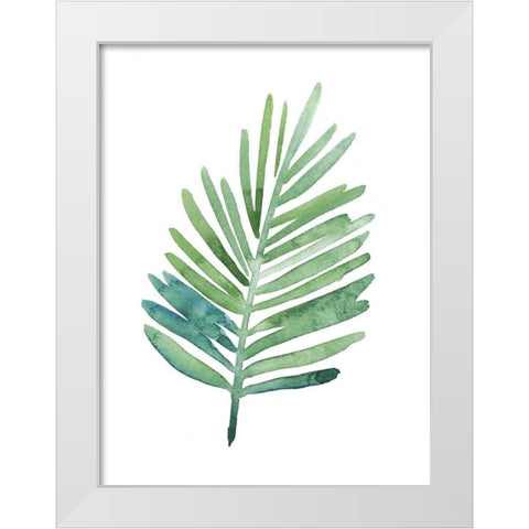 Untethered Palms V White Modern Wood Framed Art Print by Popp, Grace