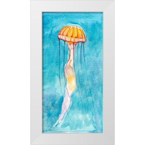 Nettle I White Modern Wood Framed Art Print by Ludwig, Alicia