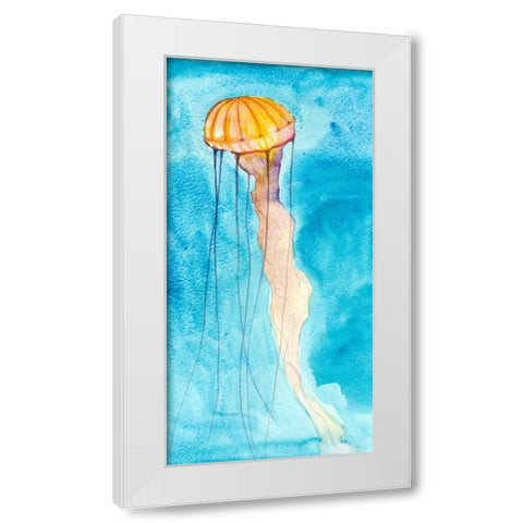 Nettle II White Modern Wood Framed Art Print by Ludwig, Alicia