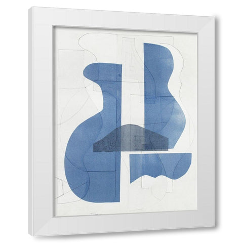 Pottery Forms I White Modern Wood Framed Art Print by Delamater, Rob