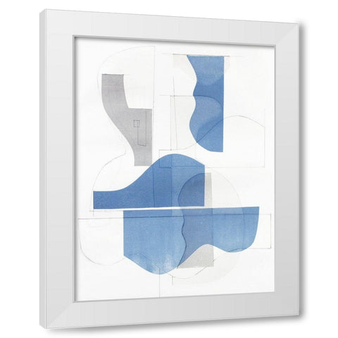 Pottery Forms II White Modern Wood Framed Art Print by Delamater, Rob