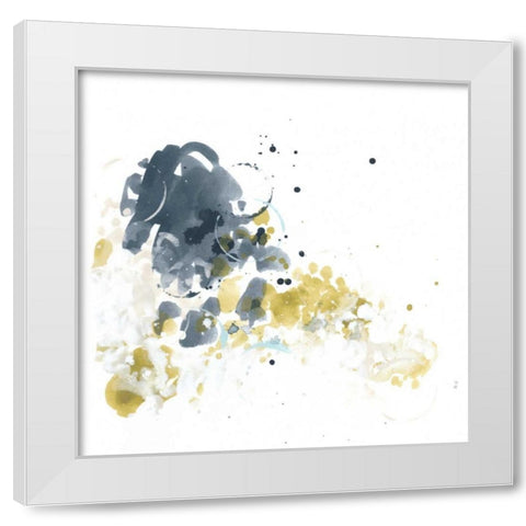 Kinetic Intuition III White Modern Wood Framed Art Print by Vess, June Erica
