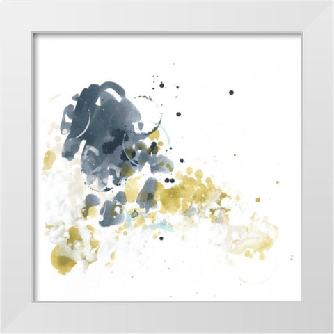 Kinetic Intuition III White Modern Wood Framed Art Print by Vess, June Erica