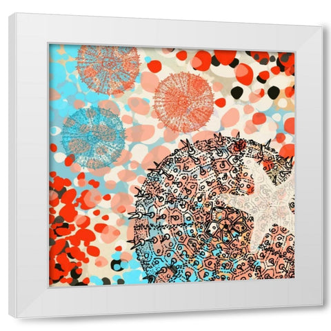 Exotic Sea Life III White Modern Wood Framed Art Print by Orlov, Irena