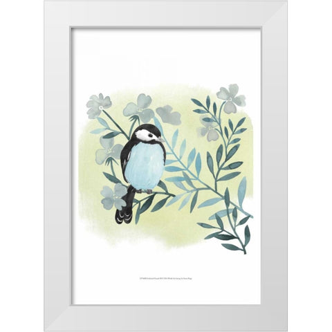 Feathered Friends III White Modern Wood Framed Art Print by Popp, Grace