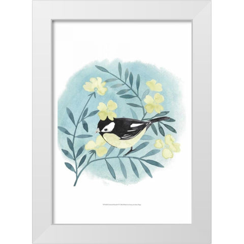 Feathered Friends IV White Modern Wood Framed Art Print by Popp, Grace