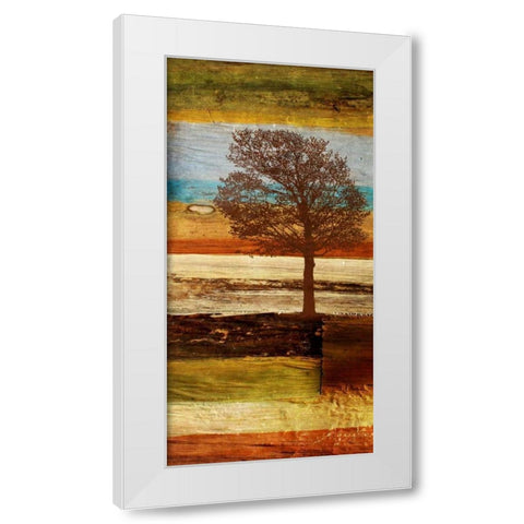 Fall Colors I White Modern Wood Framed Art Print by Orlov, Irena